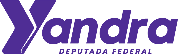 Assinatura Yandra Deputada Federal, versão roxa